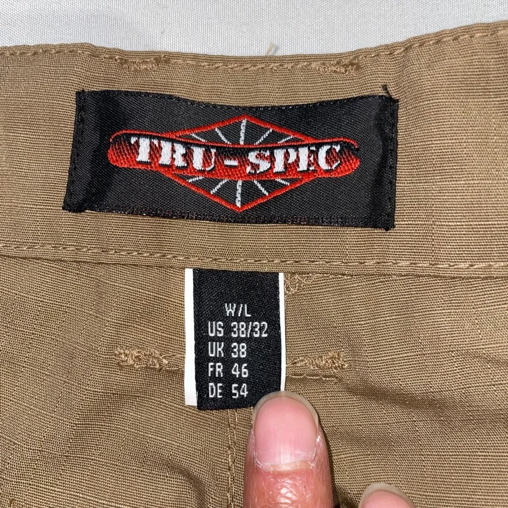 Tru-Spec 24-7 Series Mens Tactical Cargo Pants Coyote Tan Ripstop 38x32 051440